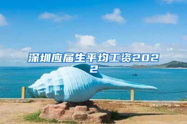 深圳应届生平均工资2022