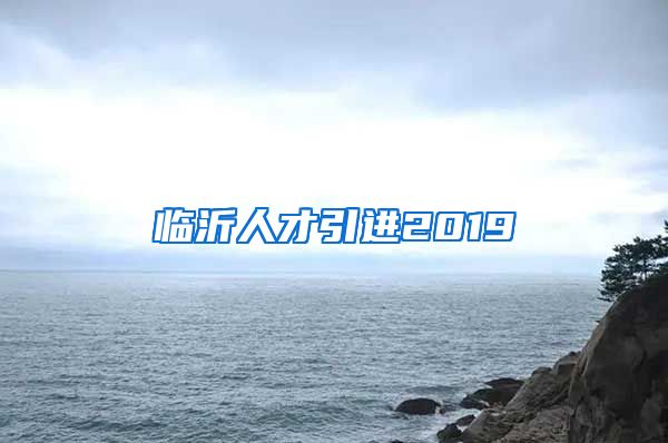 临沂人才引进2019