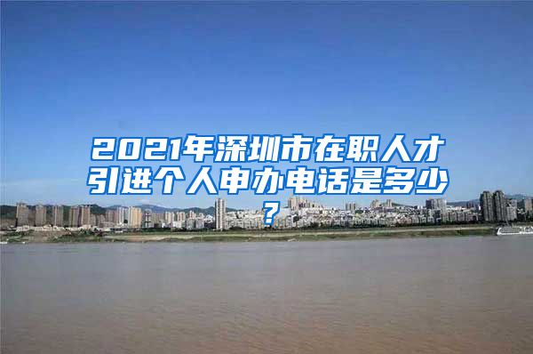 2021年深圳市在职人才引进个人申办电话是多少？
