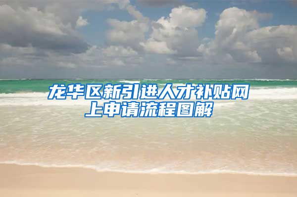 龙华区新引进人才补贴网上申请流程图解