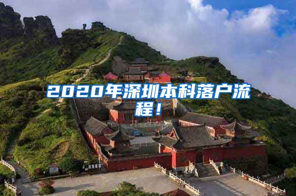 2020年深圳本科落户流程！