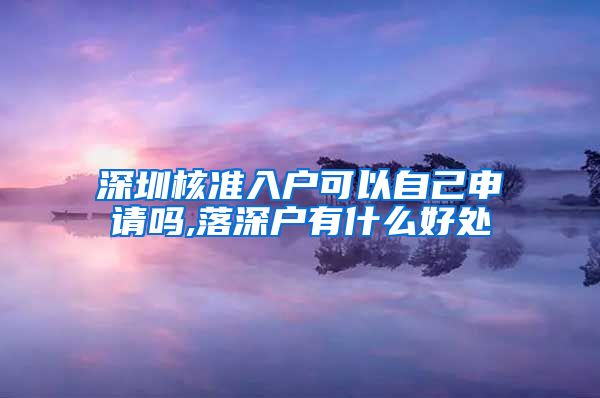 深圳核准入户可以自己申请吗,落深户有什么好处