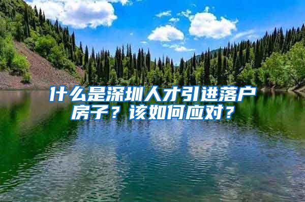 什么是深圳人才引进落户房子？该如何应对？