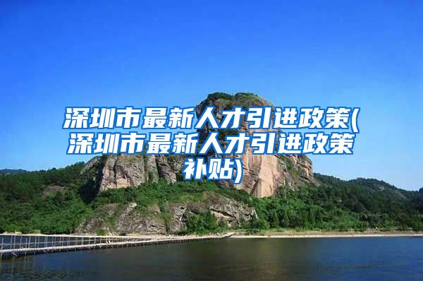 深圳市最新人才引进政策(深圳市最新人才引进政策补贴)